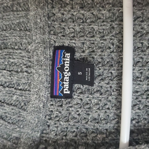 Patagonia Off Country Cardigan Chunky Knit Cotton Heavyweight Pockets Small - Picture 3 of 11